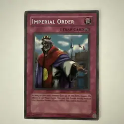 Yu-Gi-Oh IMPERIAL ORDER PSV-104 SECRET RARE UNLIMITED ED LP - Image 1