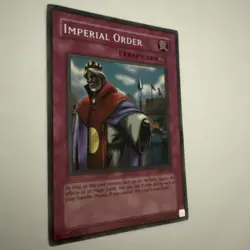 Yu-Gi-Oh IMPERIAL ORDER PSV-104 SECRET RARE UNLIMITED ED LP - Image 3