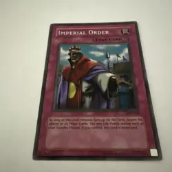 Yu-Gi-Oh IMPERIAL ORDER PSV-104 SECRET RARE UNLIMITED ED LP - Image 4