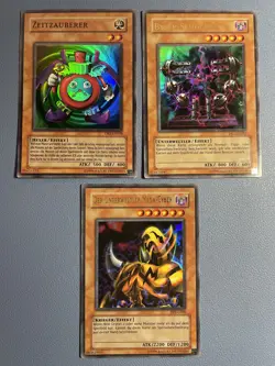 Yu-Gi-Oh! Zeitzauberer DB2, Byser-Schocker DR1, U. Mega-Cyber Super / Ultra Rare - Image 1