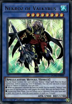 Nekroz of Valkyrus 1st Ed Ultra Rare DUPO-EN089 Yu-Gi-Oh! - Image 1