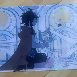 Venti Genshin Impact Rubber Playmat Play Mat Tcg Card Game Mouse Pad Large - Image 2