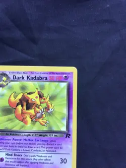 Pokemon Cards: Team Rocket 1st Edition Uncommon: Dark Kadabra 39/82 - Image 3
