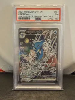 PSA 7 Kingdra EX Special Illustration Rare Promo SVP131 Pokemon Card - Image 1