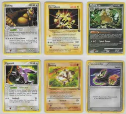 Pokemon TCG Used Card Lot - Electabuzz Promo Slaking Vigoroth Shiftry Mankey - Image 1