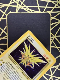 🔥 Zapdos 15/62 🔥 Original Holo Rare Fossil Set Pokemon Card WOTC TCG 1999 - Image 5