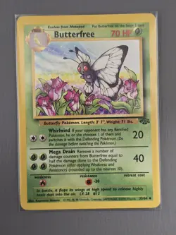 Butterfree 33/64 Jungle Set Pokemon Card - Image 1