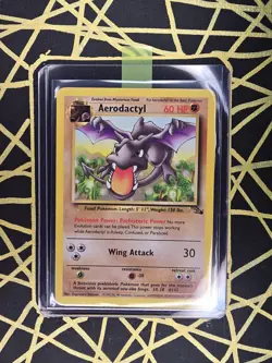 🔥Aerodactyl 16/62 Fossil 🔥 Original Non Holo Rare Fossil Set Pokemon Card 1999 - Image 1