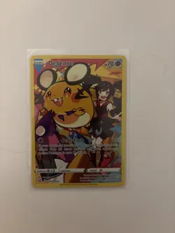 Pokemon TCG Dedenne Brilliant Stars Full Art Trainer Gallery Card TG07/TG30 SWSH - Image 1
