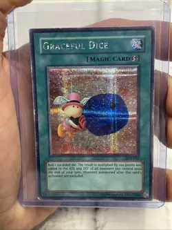 Graceful Dice EDS-002 Eternal Duelist Soul Secret Rare LP Card Vintage Yugioh! - Image 2