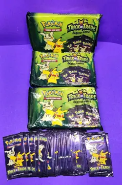 100 Packs of Pokemon 2023 Trick or Trade Booster Bundle, Each Pack 3 cards - Image 1