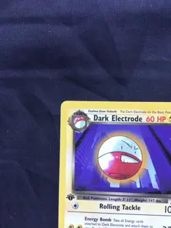 Pokemon Cards: Team Rocket 1st Edition Uncommon: Dark Electrode 34/82 - Image 2