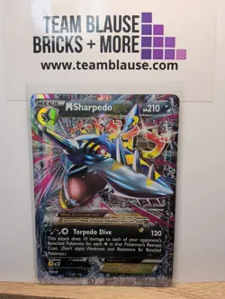2017 Pokemon M Sharpedo EX XY200 Black Star Promo NM Card HOLO - Image 1