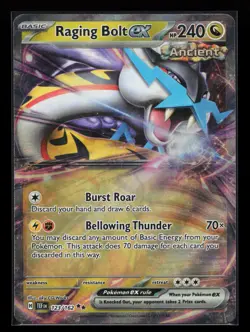 Raging Bolt ex 123/162 SV05: Temporal Forces Pokemon Card - Image 1