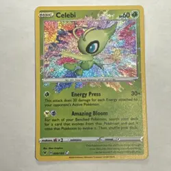 Pokemon TCG Celebi Vivid Voltage Holo Card 009/185 Amazing Rare - Image 1