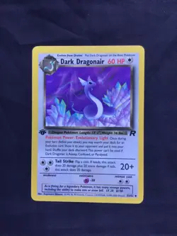 Pokemon Cards: Team Rocket 1st Edition Uncommon: Dark Dragonair 33/82 - Image 1