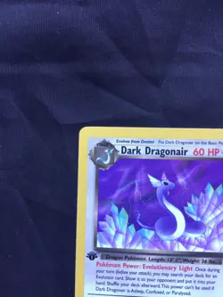Pokemon Cards: Team Rocket 1st Edition Uncommon: Dark Dragonair 33/82 - Image 2