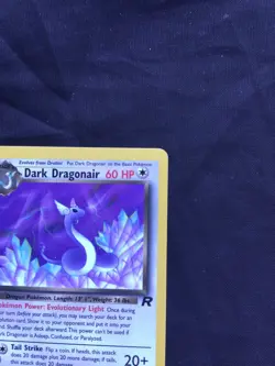 Pokemon Cards: Team Rocket 1st Edition Uncommon: Dark Dragonair 33/82 - Image 3