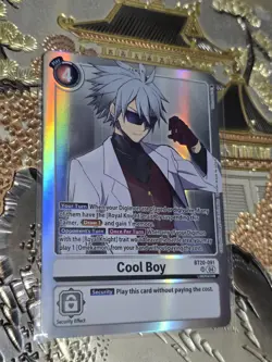 Digimon Card Game Cool Boy BT20-091 Super Rare Special Booster Ver 2.5 - Image 1