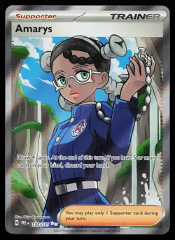 Amarys 132/131 Ultra Rare SV: Prismatic Evolutions Pokemon Card - Image 1