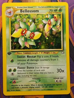 Bellossom - 3/111 - Neo Genesis - 1st Edition Holo Rare - NM - Pokemon TCG Card - Image 1