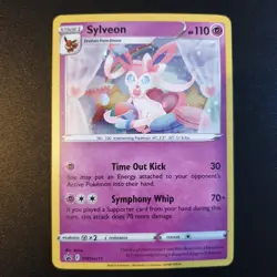 Pokemon Sylveon TCG SWSH211 Black Star Promo Holo Card Mint Condition - Image 1