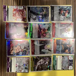 One Piece The Best Vol. 2 (PRB-02) lot of 12 foil cards NM - Image 1