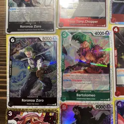 One Piece The Best Vol. 2 (PRB-02) lot of 12 foil cards NM - Image 2