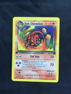 Pokemon Cards: Team Rocket 1st Edition Uncommon: Dark Charmeleon 32/82 - Image 1