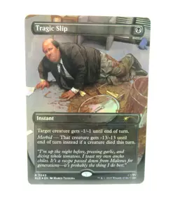Secret Lair x The Office Tragic Slip FOIL Bonus Chase Card - Image 1