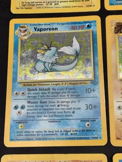 Vintage Holo Rare Pokemon Cards WOTC 1999 Base Set, Fossil, Jungle MP/HP Raichu - Image 5