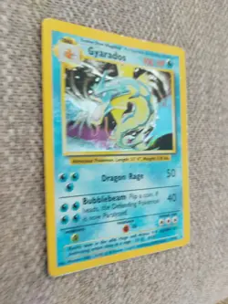 Pokemon TCG Gyarados Base Set Holo Card 6/102 Unlimited Rare Vintage - Image 2