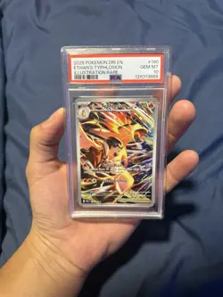 Pokemon Ethan's Typhlosion Destined Rivals Illustration Rare Card 190/182 PSA 10 - Image 1