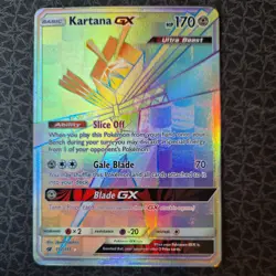 Pokemon Card Kartana GX 117/111 Secret Rare Crimson Invasion - Image 1