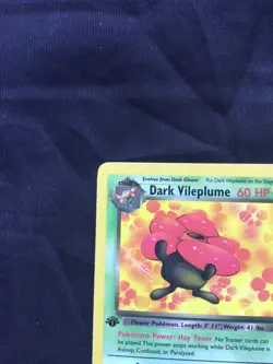 Pokemon Cards: Team Rocket 1st Edition Rare: Dark Vileplume 30/82 - Image 2