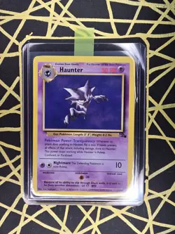 🔥 Haunter 21/62 🔥 Original Non Holo Rare Fossil Set Pokemon Card WOTC TCG 1999 - Image 1