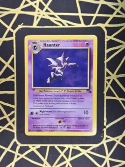 🔥 Haunter 21/62 🔥 Original Non Holo Rare Fossil Set Pokemon Card WOTC TCG 1999 - Image 2