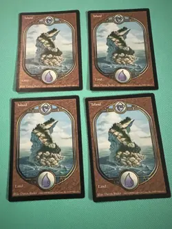 4x Island - - Unglued - MTG - Magic the Gathering - x4 - Image 1