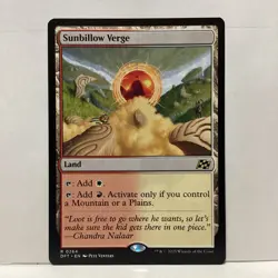 MTG Sunbillow Verge Magic: The Gathering Aetherdrift Rare #0264 - Image 1