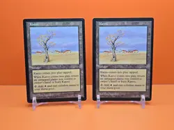 (2) 1996 Magic The Gathering KAROO VISIONS PLAYED - Image 1