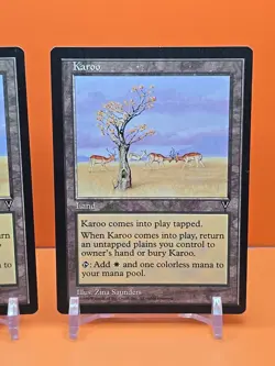 (2) 1996 Magic The Gathering KAROO VISIONS PLAYED - Image 3