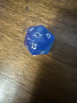 Life Counter ~ EDGE OF ETERNITIES ~Oversized D20 Die SPINDOWN from Bundle - Image 1