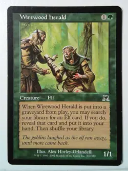Wirewood Herald *Common* Magic MtG x1 Onslaught MP - Image 1