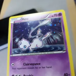 Mew XY192 X & Y Cosmos Holo Ultra Rare Black Star Promo Pokemon Card - Image 4