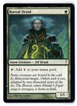 Boreal Druid MP* Coldsnap ENGLISH 105/155 mtg -UnltdCards - Image 1