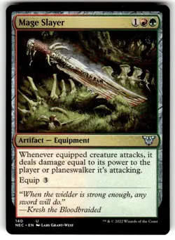 Mage Slayer Commander: Kamigawa: Neon Dynasty Regular MTG - Image 1