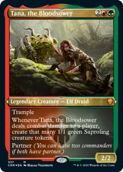 1x Tana, the Bloodsower - Foil Etched NM-Mint, English Commander Legends MTG Mag - Image 1