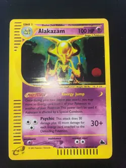 PSA 7 Alakazam H1/H32 Skyridge Holo Pokemon Card NEARMINT Eng - Image 2