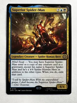 Superior Spider-Man 155 - MTG Marvel’s Spider-Man - Legendary Rare 4/4 UB - Image 1