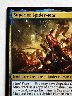 Superior Spider-Man 155 - MTG Marvel’s Spider-Man - Legendary Rare 4/4 UB - Image 2